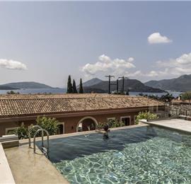 5 bedroom villa with infinity pool on Lefkada, sleeps up to 14